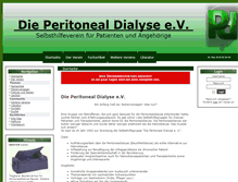 Tablet Screenshot of die-peritoneal-dialyse.de